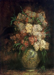 Vase de fleurs, vers 1870-75